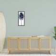 thumbnail image 2 of Modern Palm Tree Looming Botanical & Floral Graphic Art Black Framed Art Print Wall Art, 2 of 7