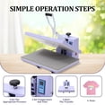 thumbnail image 4 of Bingirl Stationary Heat Press Machine - Fixed Manual, Single Display, Single Plate, 16 by 24 Inch, 110V, 4 of 6