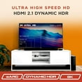 thumbnail image 4 of Buyer’s Point Ultra High Speed HDMI 2.1 Cable CL3 Rated Dynamic HDR 1.8M (6ft) 8K 120Hz, 48Gbps, Dolby Vision, eARC Compatible with Apple TV, Nintendo Switch, Roku, Xbox, PS4, Pack of 100 Gray- OEM, 4 of 7