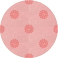 thumbnail image 1 of Ahgly Company Machine Washable Indoor Round Transitional Red Area Rugs, 6' Round, 1 of 7