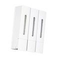 thumbnail image 4 of WeiLaiKeQi 3 Chamber Shower Soap Dispenser Shampoo and Conditioner Dispenser for Office White, 4 of 9