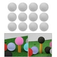 thumbnail image 4 of 12 pelotas de golf de espuma suave para practicar en el jardín, interior y exterior, tacto realista. gris, 4 of 9