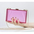 thumbnail image 2 of Kukuzhu Women Acrylic Transparent Evening Bags Purses Clutch Bag Chic Banquet Chain Crossbody Bag Handbag for Party Prom, 2 of 7