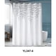 thumbnail image 3 of Billuyoard Cortina de baño blanca elegante y moderna, fácil de instalar, fácil de limpiar, cortina de ducha para baño, impermeable Juegos de accesorios de baño, 3 of 6