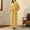 Yellow, variant on Women'S Terry Cloth Robe Cozy Shawl Collar Plush Long Bathrobe Warm Kimono Shower Spa Bath Robe With Pocket Yellow M