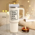 thumbnail image 6 of Christmas Gifts for Mom, 40 Oz Mama Mommy Mom Tumbler with Handle, Gifts for Mom from Daughter, Mom Christmas Gifts Ideas from Son, Best Funny Mom Gifts for Birthday Mother''s Day(Cream), 6 of 6