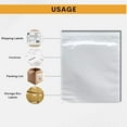 thumbnail image 3 of 300 Pack 6"x9" Shipping Label Sleeves - Packing Slip Envelope Pouches with Self-Adhesive Peel & Seal - Clear Unprinted Plastic & Waterproof Mailing List Holder Ideal for Labels, Invoice & Documents, 3 of 7