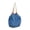Blue, variant on Beige Colorful Lined Mesh Shopping Bag Beach Bag Handy Strong Load Capacity, Cotton