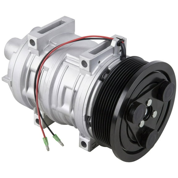 AC Compressor & 127mm 8-Groove A/C Clutch Replaces Zexel TM-21HX 500611-2330 w/ 12v Coil - BuyAutoParts