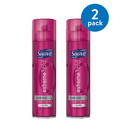 (2 pack) Suave Berry Extreme Hold Unscented Hair Spray, 11 oz