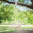 thumbnail image 4 of Patiojoy Hammock Chair Macrame Swing Knitted Mesh Rope Hanging Hardware Kit for Indoor Outdoor Beige, 4 of 7