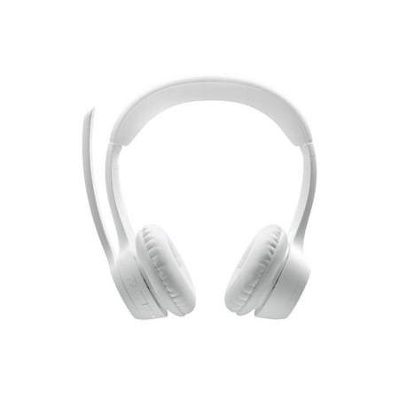 Logitech - Zone 300 Wireless Bluetooth On-ear Headset With Noise-Canceling Microphone - Off-White
