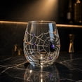 thumbnail image 5 of Halloween Wine Glasses, Spooky Black Cat Ghost Pumpkin Spider Themed Cups, Fall Seasonal Table Decor, Festive Holiday Barware, Halloween Party Tabletop Decor, 5 of 8