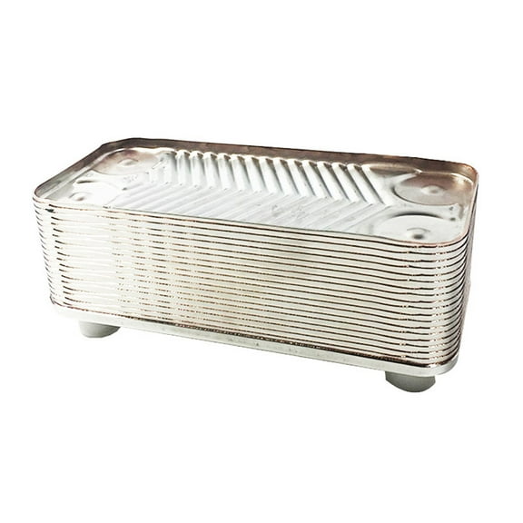 20 Plates Exchanger Water Heater Water to Water Brazed Plate Heat Exchanger for Floor Heating Water Heating Snow Melting Stainless Steel