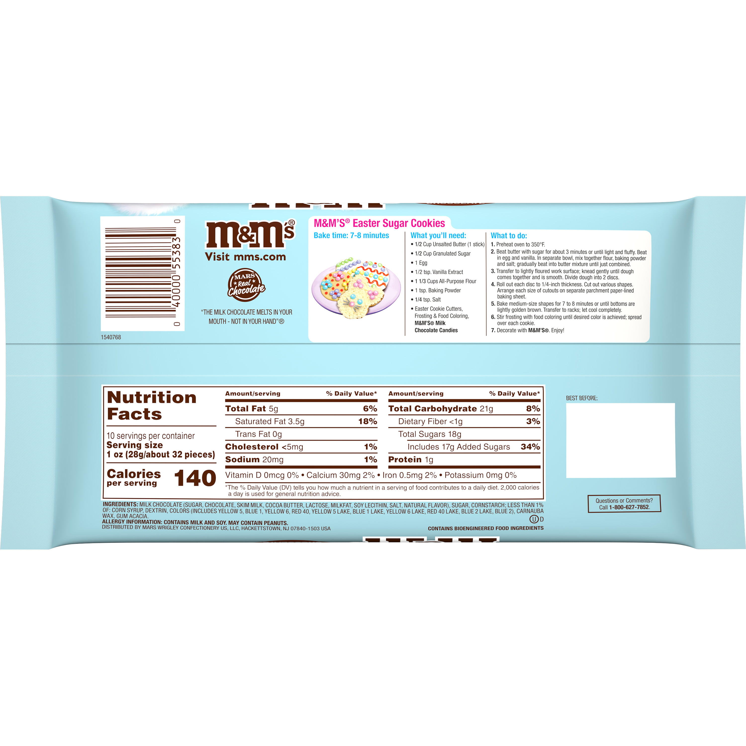 M&M's Caramel Chocolate Easter Candy, 10.2 Oz. 