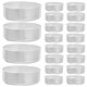 thumbnail image 4 of 200pcs Aluminum Tea Light Tins Can Scented Candle Making Container Empty Case for Candle Holding DIY Making (Silver), 4 of 4