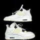 thumbnail image 2 of Ni-k-e Size 9 - Ni-k-e Air Jordan 4 Retro Purple Metallic Men's Shoes, 2 of 6