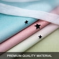 thumbnail image 4 of Star Curtains Stars Blackout Curtains for Girls Bedroom Living Room Colorful Double Layer Star Window Curtains, 1 Panel (53"W x 95"L，Gray), 4 of 8