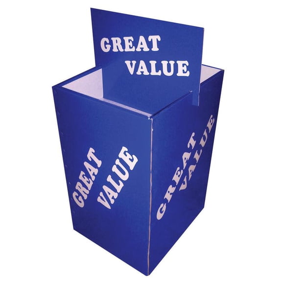 MintCraft TGE-DUMP Display Empty Dump Bin 85 cm H x 50 cm W x 60 cm D OD