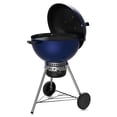 thumbnail image 2 of Asador de  Carbón Weber 57 cm de diámetro Azul, 2 of 4