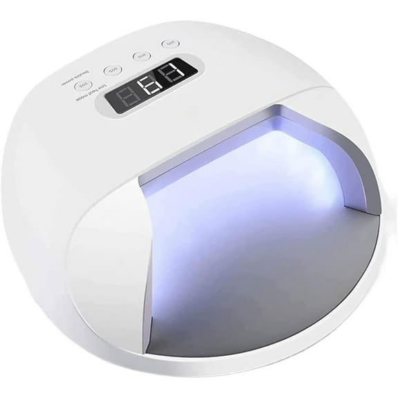 UV LED Nail Lamp, 48W Nail Curing Lamps for Home & Salon, Led Nail Dryer for Gel Polish with Automatic Sensor, 4 Timer, Professional Nail Art Tools