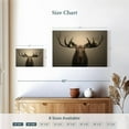 thumbnail image 4 of Elephant Stock Moose Portrait Wall Art - Horizontal Canvas Wall Art - Living Room Wall Decor - Animal Canvas - Brown And Beige Decor - 12" x 8", 4 of 8