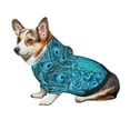 thumbnail image 7 of Pofeuu Beautiful Blue Peacock Print Dog Clothes Dogs Sweater Soft Puppies Clothing Winter Puppy Sweaters Warm Outfit for Dogs-X-Large, 7 of 7