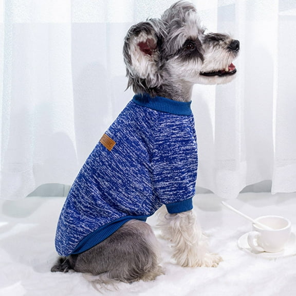 GASTROPOD Dog Sweater,Snowflake Pattern for a Stylish Winter Look Dog Clothes,Ribbed Cuffs for Extra Cold Protection Puppy Clothes,M