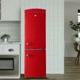 thumbnail image 4 of Conserv Appliances Bottom Mount Retro Refrigerator, Red, 4 of 11