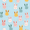 Cute Rabbits, variant on Yayeee Area Rugs for Living Room 5.2'x4' Non Slip Washable Bedroom Floor Carpet, Floral Animals