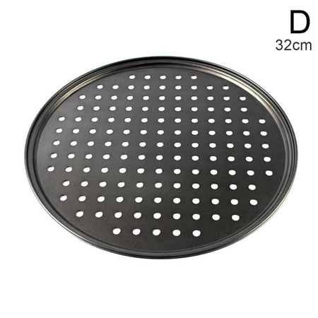 

Round Pizza Plate Pan Dish Tray Carbon Steel Non-stick Baking Mold T0O3