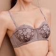 thumbnail image 3 of Blmnix Bralettes for Women Lace Bra Push Up Bra Minimizer Bras Bralette Standard Straps Yellow Balconette Sports Bra, 3 of 4