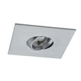 thumbnail image 2 of Square Plafonnier Encastré à LED en Chrome Satiné de 4 Pouces - 4000K Blanc Froid - Lot de 12, 2 of 2