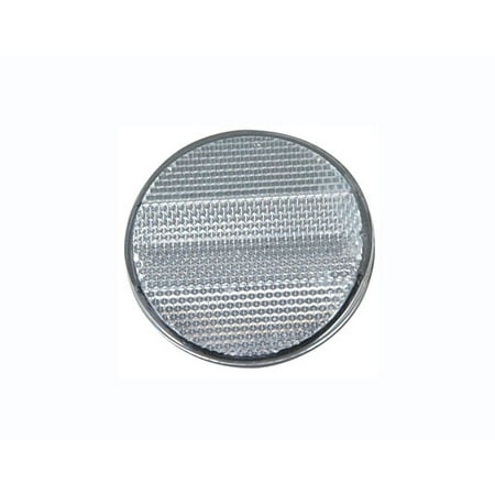 Clear Front Reflector. Bike part, bicycle part, bicycle reflector, bike reflector, lowrider bike part, lowrider bicycle