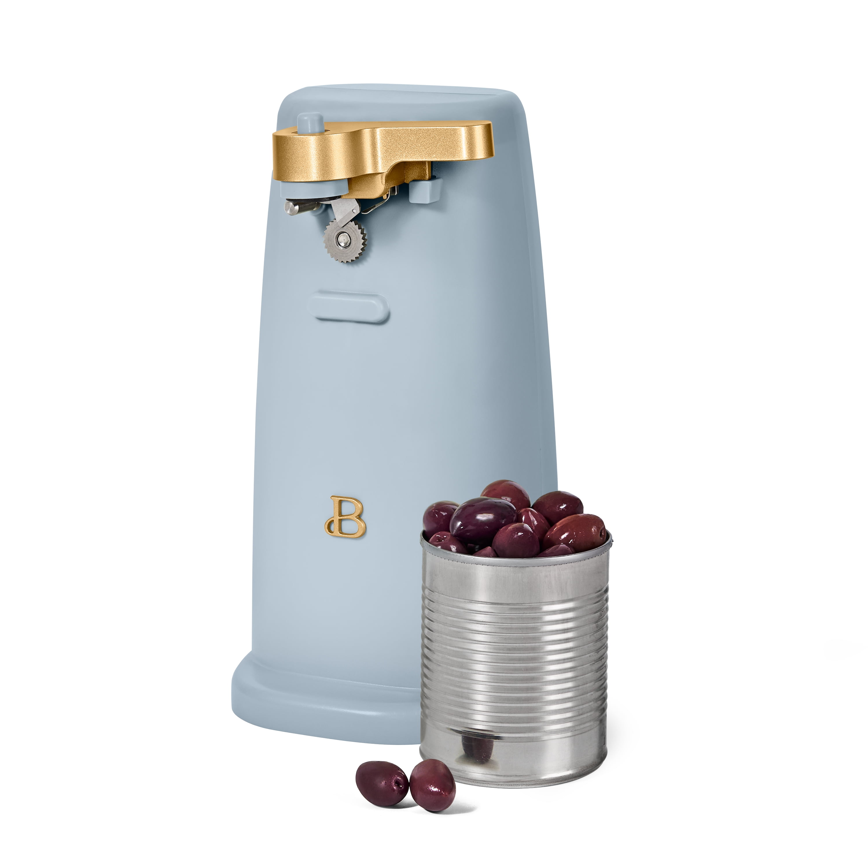 Beautiful Easy Prep Electric Can Opener Cornflower Blue by Drew Barrymore