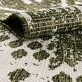 thumbnail image 5 of Rugs.com Outdoor Bohemian Collection Rug – 8' x 10' Green Flatweave Rug Perfect For Living Rooms, Large Dining Rooms, Open Floorplans, 5 of 9