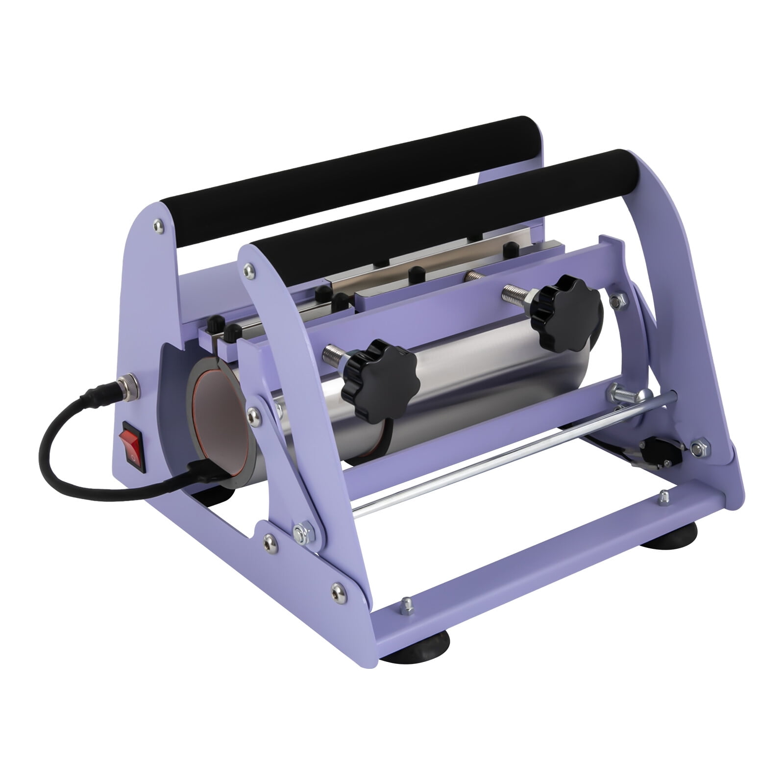 500W Tumble Heat Press, 40oz Tumbler Heat Press Machine, Light Purple, Cup Heat Transfer Machine, 110V