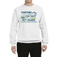 thumbnail image 2 of Wild Bobby, Sometimes It's A Fish Other Times It's A Buzz, Fishing, Unisex Crewneck Graphic Sweatshirt, White, 3X-Large, 2 of 4