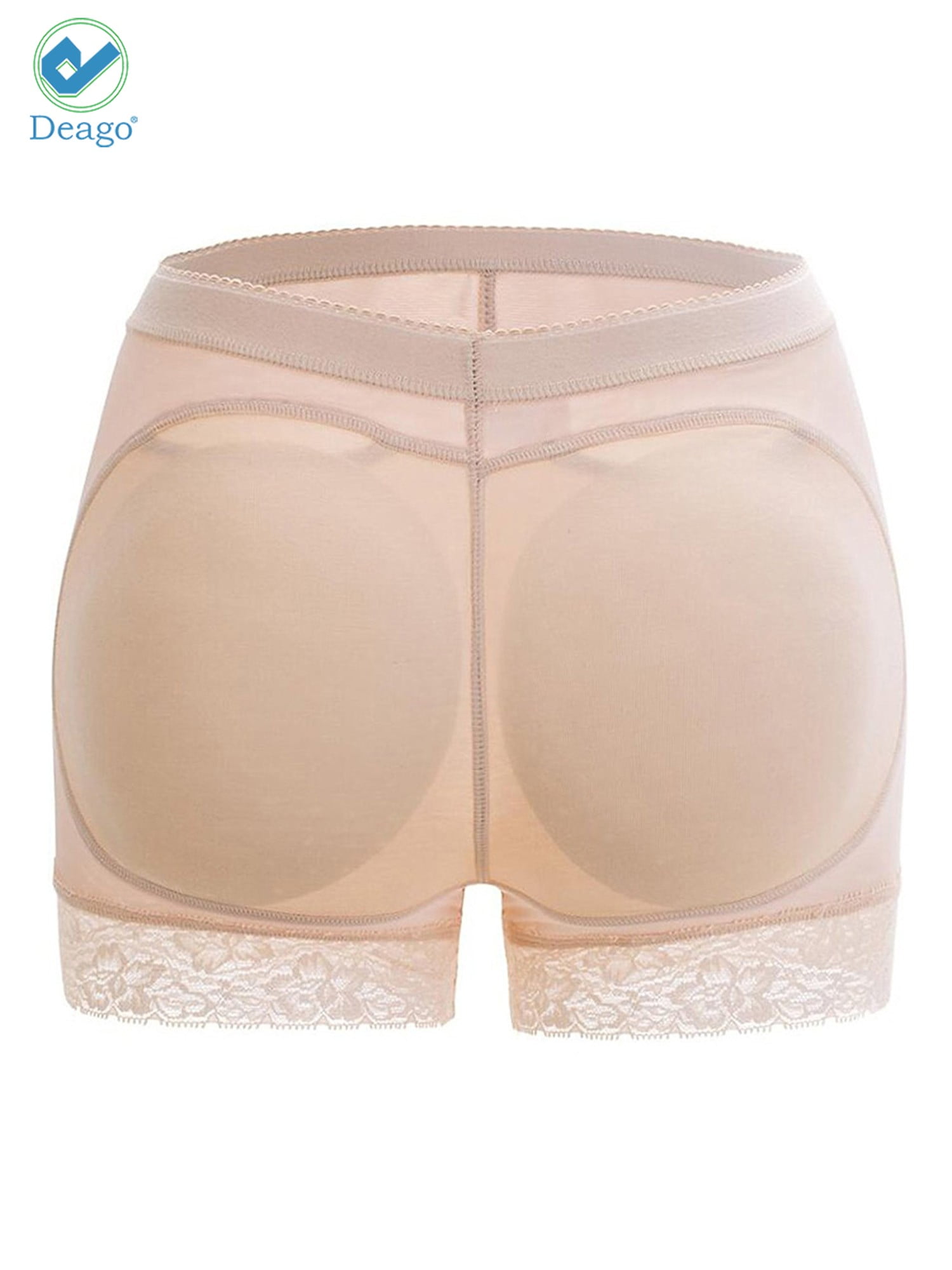 Deago Womens Shapewear Control Panties Sexy Padded Underwear Seamless Butt Hip Enhancer Shaper