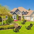 thumbnail image 4 of Figura de gato acrílico para jardín - Decoración exterior 2 piezas oso de fresa Electrónica, 4 of 5