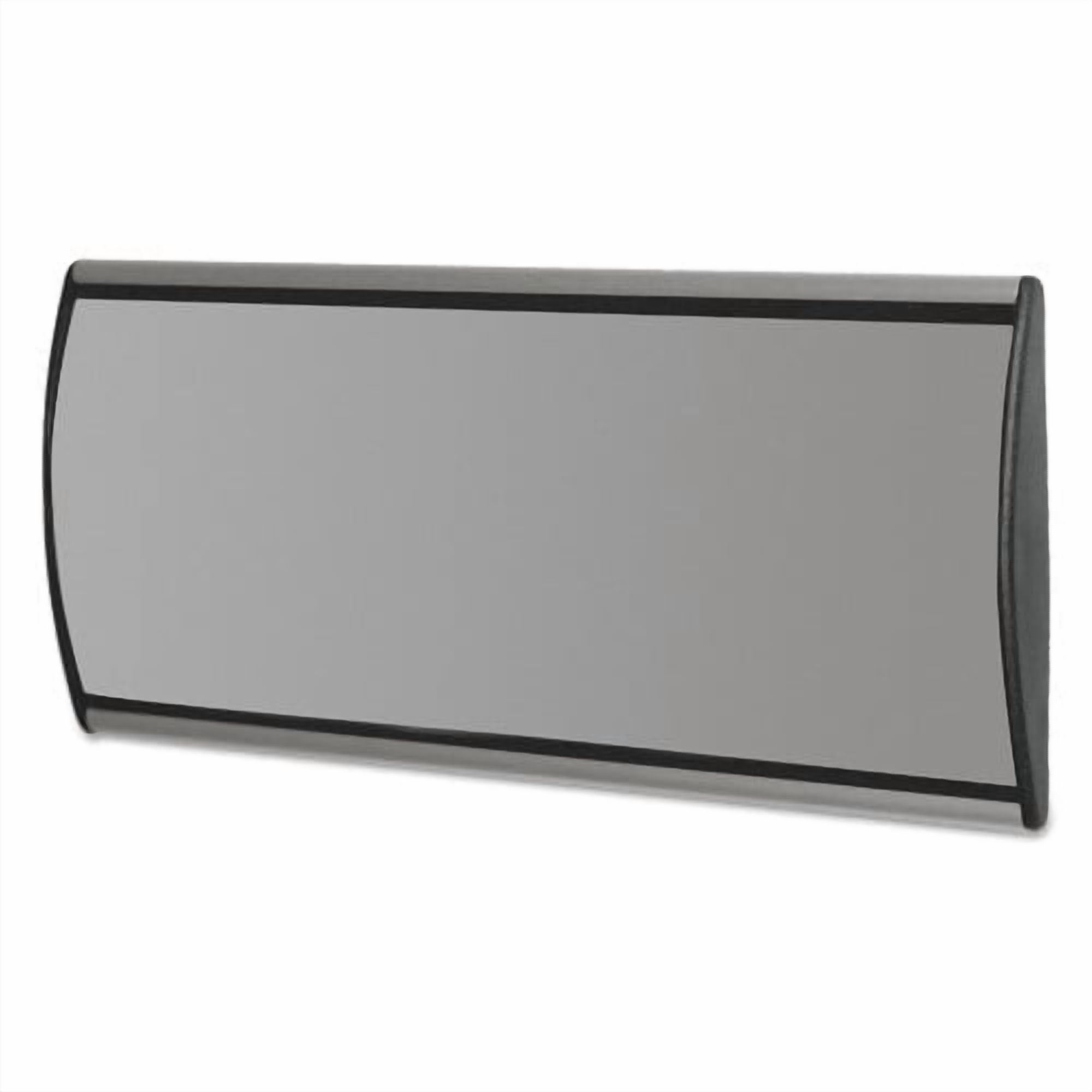 Advantus People Pointer Wall/Door Sign, Aluminum Base, 8.75 x 4, Black/Silver, Each