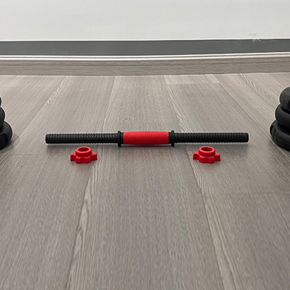 RENACLIPY Universal Steel Dumbbell Connecting Pole Barbell Bar for Women, 1 Set, Fitness Equipment