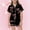 ZS6-Black, variant on Girls Silk Pajamas Set Button Down Short Sleeve & Short Pants Outfit Valentines Day Pjs Heart Print Casual Home Clothes 2 Piece Satin Pajama Sets（Pink,10-11 Years)