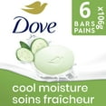 thumbnail image 2 of Dove Cucumber and Green Tea Cool Refreshing Beauty Bar (6 Bars), 2 of 8
