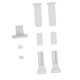 thumbnail image 4 of Accesorios para cortinas, manija de riel multifuncional blanca, pies de abrazadera de cuerda resistentes, kit de herrajes para cortinas de repuesto, 4 of 7