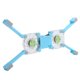 thumbnail image 3 of Almohadilla de enfriamiento para computadora portátil, soporte para refrigerador de radiador plegable USB, luz portátil con soporte antideslizante (azul), 3 of 5