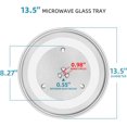 thumbnail image 2 of F06015Q00AP Pièce de Rechange Exacte pour Plateau en Verre Micro-Ondes Panasonic 13 1/2 Pouces/F06015Q00AP/30QBP4119/TJF06015Q00AP(Pas Compatible Frigidaire) - Lavable au Lave-Vaisselle, 2 of 6