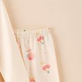 thumbnail image 5 of Gubotare Kids Long Sleeve Pajamas Girls Girls Pajamas, Cute Soft Warm Winter Longsleeve Sleepwear Set for Teens Size 9-10 (Beige,9-10 Years), 5 of 6