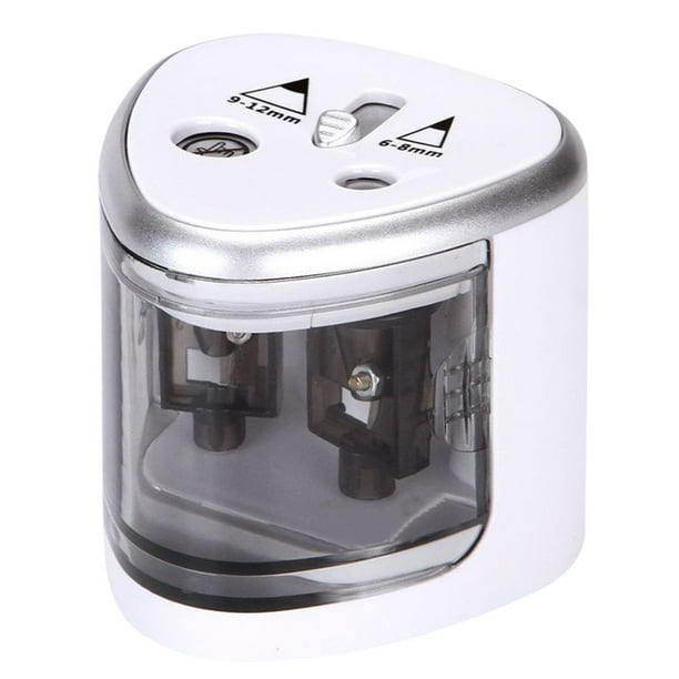 Electric Pencil Sharpener Double Hole Portable Pencil Sharpener Battery