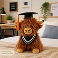 thumbnail image 6 of ReedCA Highland Cow Stuffed Animal Plush Toy for Kids, 10.5 Inch, 6 of 7
